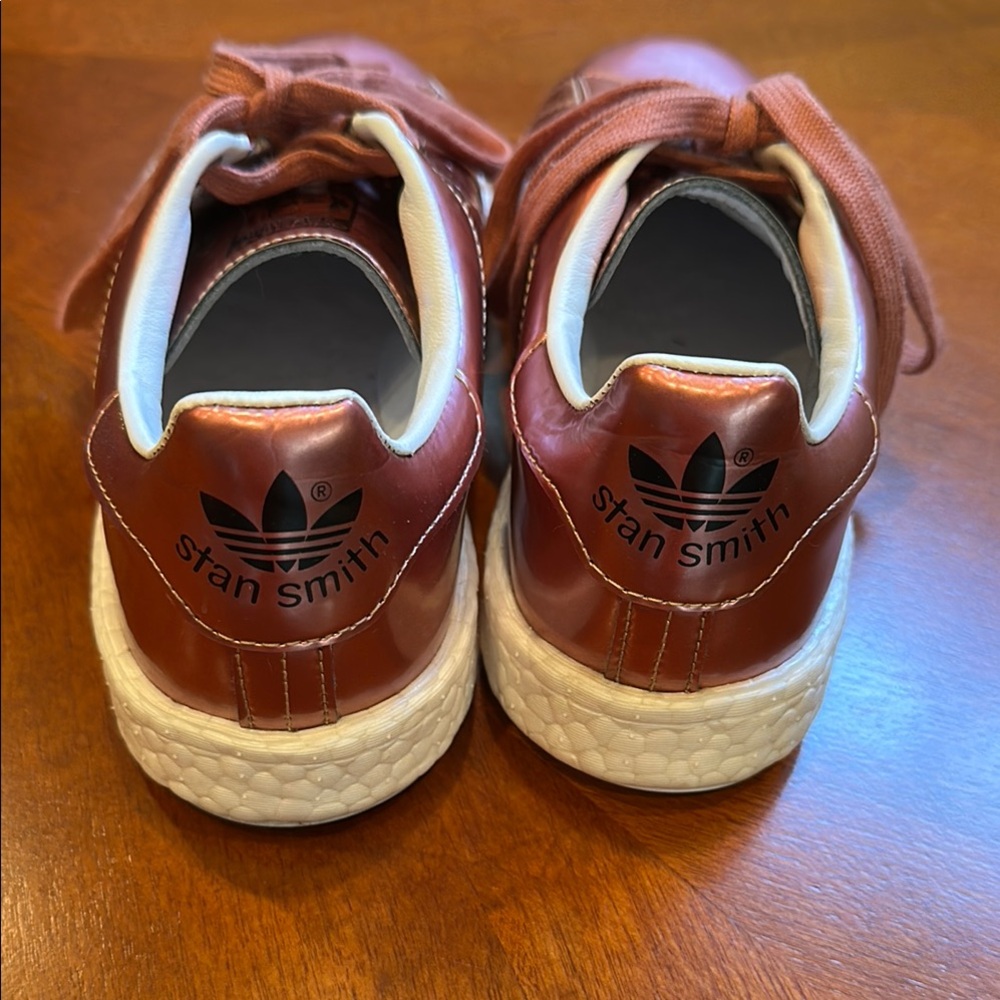 adidas Stan Smith Boost Metallic Rose Gold Athletic Shoes size 7.5 - Picture 2 of 6